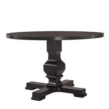 Carolina Chair & Table Carson 47" Round Pedestal Dining Table Espresso