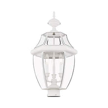 Livex Lighting 2354-03 Post Light Fixture, White