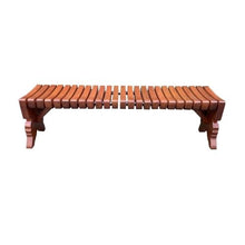 GRFIT Outdoor Bench Wooden Bench for Outdoors, Chair without Backrest for Garden, Leisure Seat for Garden Garden Bench