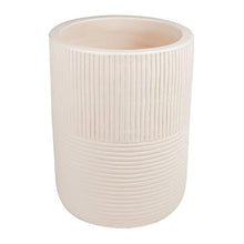 Seasonal Living Provenance Signature Ceramic 2-Piece Textured Planters Cream