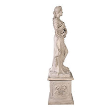 Design Toscano Winter Woman of The Four Seasons Garden Statue Set 24" Wide 88" Tall Ancient Ivory