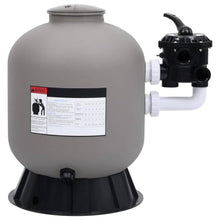 HKPWRBFG Pool Sand Filter, 6-Way Valve Side Mount, 0.75 HP Compatible