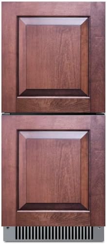 Summit 15” Outdoor Two Drawer Refrigerator, Stainless Steel - ADRD15