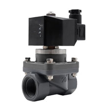 220v Diaphragm Pressure Valve one-Way Valve UPVC/CPVC Anti-Corrosion Energy-Saving Electric Solenoid Valve(G-ac220v-cpvc,1.5 Inch)