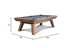 Empire USA Desyn Slate Billiard Pool Table Walnut 8 ft