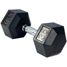 Gronk Fitness Rubber Hex Dumbbell Set - Pairs - 5-50lbs