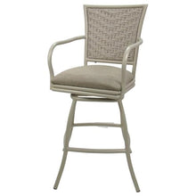Tobias Designs Inc. Set of 3 - Outdoor Indoor 30" Bar Stool - Erin on Beige Frame