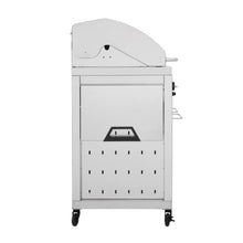 Fuego F36S-Pro All 304SS w/Lights & Rear Burner Free Standing Gas Grill, Stainless Steel