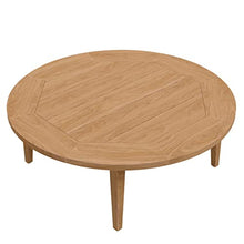 Modway Brisbane Teak Wood Outdoor Patio Coffee Table in Natural