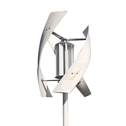 2000w Wind Turbine Generator 48v Alternative Energy Generator 220v AC Output Household Complete Kit with Controller Inverter - Onshore Wind(Turbine Only,White_48V_2000W)