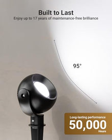Sunco 40 Pack LED Low Voltage Landscape Lighting Spotlight Spheres