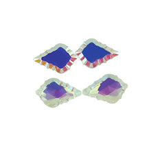 K9 Maple Leaf Crystal Plated AB Colors Prism Ornament Suncatcher Glass Crystals for Chandelier Crystal Prism,76mm 50pcs