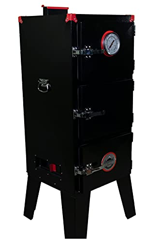 Big Wood Cooking Double Stack Smoker Charcoal