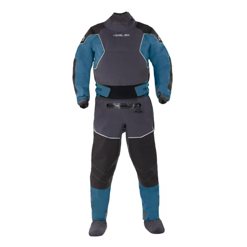 Level Six Classic Logo Emperor Drysuit Crater Blue