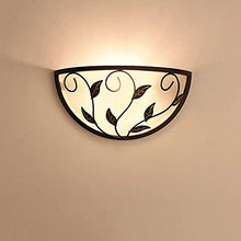 Lamp Post Lights Outdoor,Table Lamps Lights, Pastoral Victorian Retro Style, Iron Material, Glass Shade LED Light Source, Cap Type: E27 * 1, Diameter 32cm, H17cm, 11cm from The Wall for Beds
