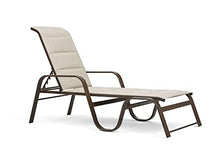 Winston Key West 2 Piece Padded Sling Stacking Chaise Set Textured Pewter