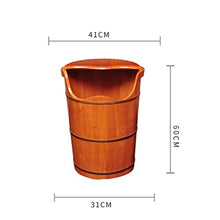 Bucket for Foot Bath,Sauna Accessories Sauna Bucket Water Bucket,Handmade Wooden Footbath Tubs,Foot Relaxing Barrel Present Vision Hopeful Selfless Dedication Friendship and Virtue