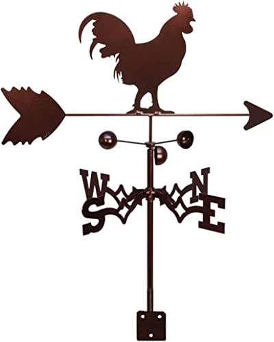 Weathervane Metal for roof Garden Yard Metal Iron Wind Vane Vintage Style Weathervane for Outdoor Iron Roof Garden Outdoor Yard Decoration (#3)