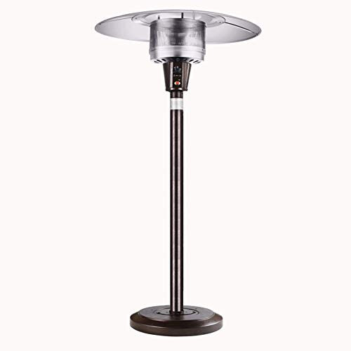 Gas Patio Heater Powder Coated Steel Casing Outdoor Gas Patio Heater Fast Heating Safe Low Energy Radiator Energy Efficient Natural Gas-C (natural Gas) 223cm(87in) (223cm(87in) C (Natural Gas))