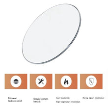 BTBZGFGNYU 20-40inch Round Glass Table Top Thick Tempered Glass Tabletop Protector Transparent Circle Tabletop for Dining Table, Coffee Table(90cm/35in)