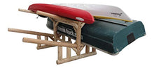 Log Kayak Rack 2-Sunfish Sailboat + 2 Canoes or Kayaks Canyon Brown