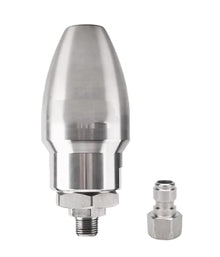 500bar/7252psi high pressure nozzle rotatable stainless steel ceramic core cleaning machine water gun
