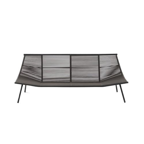 GLigeT Balcony Table and Chair Set Leisure Outdoor Garden Furniture Sets Rattan Rocking Chairs Patio Furniture Table and Chair Home Garden and Terrace Set Bistro Table Set (Color : E-Dark Gray)