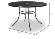 Wabash Valley Highland 48" Round Steel Mesh Patio Table