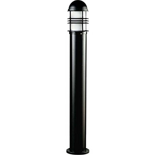 Dabmar Lighting D3200-LED112-B Powder Coated Cast Aluminum Bollard, Black