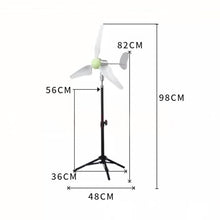 50W Portable Wind Turbines Generator Kit - 2m/s Low Wind Start, 24V Output With LED Light & USB Adapter For Camping RV And Off-Grid Power(Generator (without bracket))
