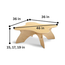 Jonti-Craft Blossom Table Natural Wood