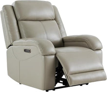 KTYUERGHK Power Lift Recliner Chair with Power Headrest, Wall Hugger Leather Electric Reclining Sofa for Living Room with USB Charging Ports, Grey Heavy Duty Recliner for Adults