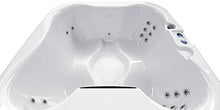 Luxuria Spas Augusta 4 Person 28-Jet Plug and Play Hot Tub Midnight Opal/Coffee