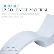 Floating Luxuries Kai Shelf Lounger Set of 2 Arctic White