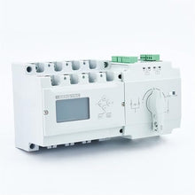 CIZVVEOC 63A 100A 125A ATS Dual Power Automatic Transfer Switch Diesel Generator Parts Electric Control Circuit Breaker S3-125D/4P RS485 (Color : 125D and Accessory, Size : 220V)