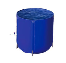 JYXYXSCP PVC Rain Water Storage Tank Barrel Watering Irrigation,Rainwater Collector Foldable Water Tank,with Drain Valve (1000L)