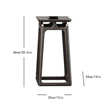 RWGOVLU Bonsai Base Wood Plant Stand Indoor Outdoor Flower Shelf Rack Plant Holder In Garden Balcony Patio Living Room 25.6 Inch High Stable Home Decoration Display Stand