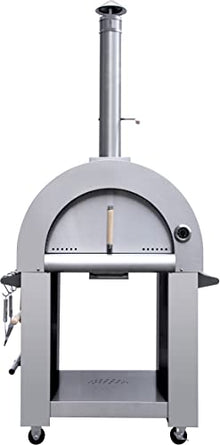 SDI Factory Direct Outdoor Stainless Steel Artisan Wood-Fired Charcoal Pizza Bread Oven BBQ Grill with Accessories