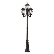 Livex Hamilton 4 Light Outdoor Post Fixture Bronze