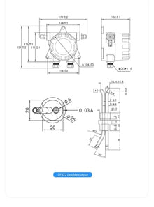 LFS71 IP65 Explosion-Proof Air Velocity Transmitter Wind Speed Sensor