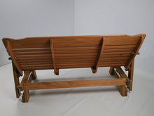 Kilmer Creek Rustic Finished 5 Foot Cedar Porch Outdoor Glider, Amish Crafted