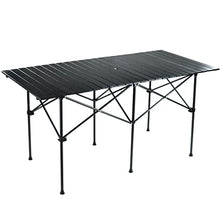 AFPSDLFJDLS Portable Folding Table Aluminum Alloy Picnic Camping Furniture