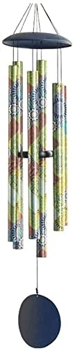 iumLeap Wind Chimes, 45 Inch Memorial Wind Chimes, Wind Chimes with 6 Thicken Tubes & Hook, Outdoor Wind Chimes Gifts for Mother, Garden Decor