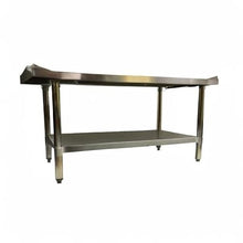 Express KitchQuip 48" x 24" Stainless Equipment Stand, Undershelf, NSF
