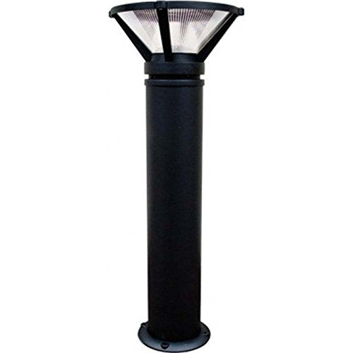 Dabmar Lighting D481-B Powder Coated Cast Aluminum Bollard, Black