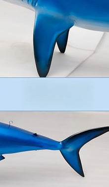 FENGSHUI-CAISHEN 70" Colorful Blue Shark Replica Wall Decor