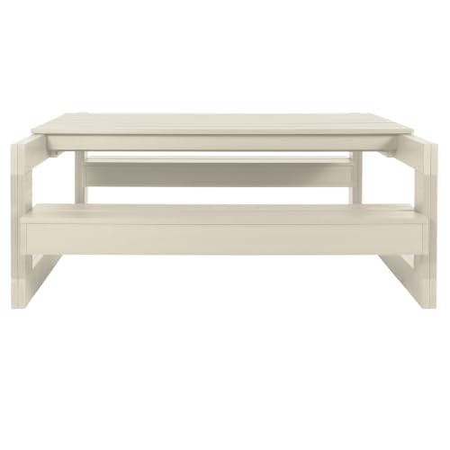 highwood Monroe Modern Picnic Table, Whitewash