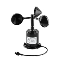 30m/s and 60m/s Polycarbon Wind Speed Sensor Weather Station Outdoor 3 Cup Anemometer Output RS485 4-20MA 0-5V 0-10V(30 4-20mA,5pcs)
