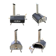 Yioryo Wood Pellet Pizza Oven - 12 Inch Portable Outdoor Pizza Oven, Woodfired & Stonebaked Pizza Maker, Countertop Pizza Oven Grill, Pizza Cooker for Outdoor Kitchen