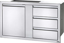 Napoleon Built-in Component - BI-4224-1D3DR - Large Single Door with Triple Drawers, Soft Close Hardware
